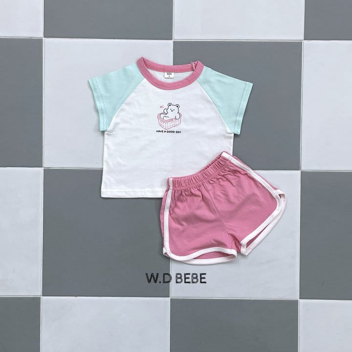 Woodie - Korean Children Fashion - #littlefashionista - Basket Top Bottom Set - 4