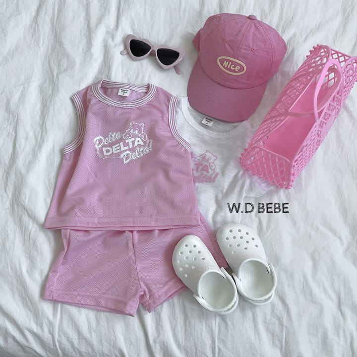 Woodie - Korean Children Fashion - #magicofchildhood - Delta Combo Top Bottom Set - 2