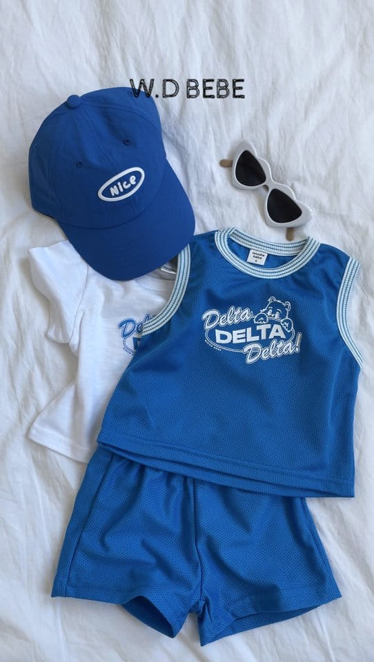Woodie - Korean Children Fashion - #minifashionista - Delta Combo Top Bottom Set - 3
