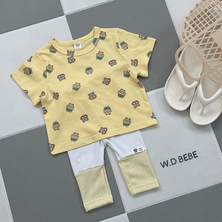 Woodie - Korean Children Fashion - #stylishchildhood - Bear Ring Tee - 6