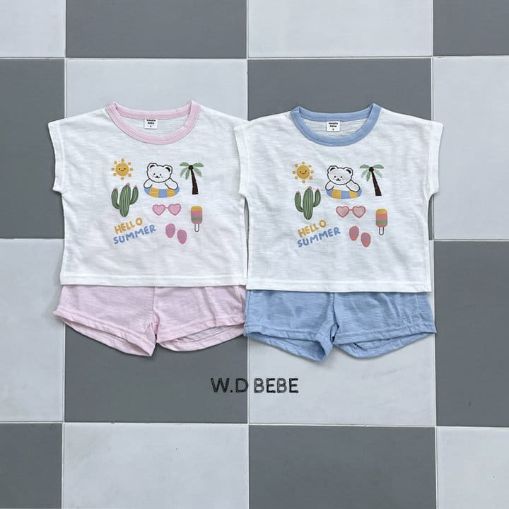 Woodie - Korean Children Fashion - #stylishchildhood - 24 Summer Top Bottom Set - 2