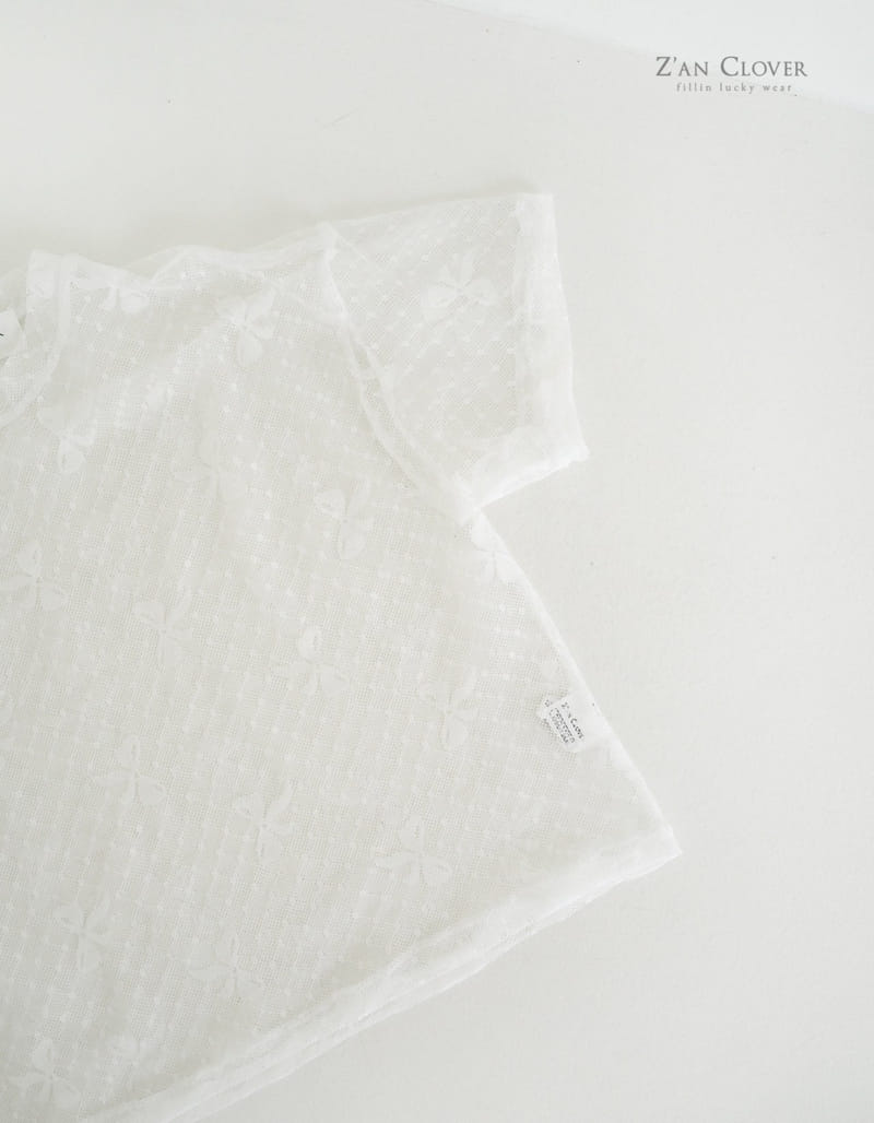 Zan Clover - Korean Children Fashion - #Kfashion4kids - Loose Lace Tee - 6