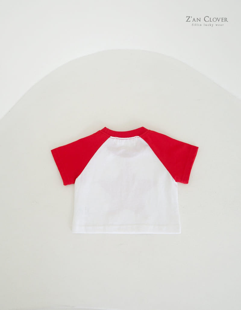 Zan Clover - Korean Children Fashion - #childofig - Star Raglan Tee - 8