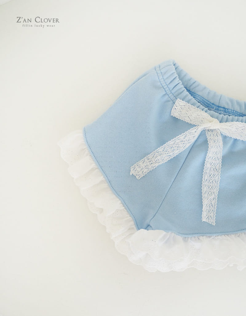 Zan Clover - Korean Children Fashion - #childrensboutique - Terry Lace Pants - 8