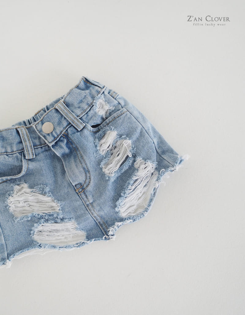 Zan Clover - Korean Children Fashion - #childofig - Vintage Denim Skirt - 4