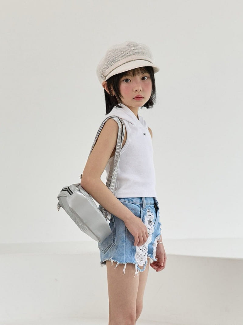 Zan Clover - Korean Children Fashion - #childrensboutique - Hoody Tank Top - 8