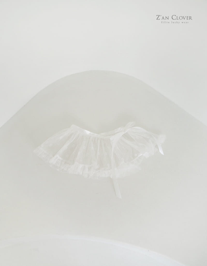 Zan Clover - Korean Children Fashion - #designkidswear - Mesh Wrap Skirt - 4