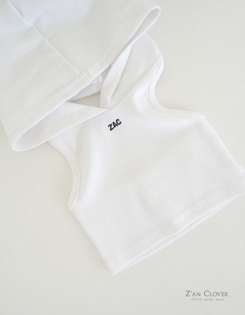 Zan Clover - Korean Children Fashion - #discoveringself - Hoody Tank Top - 6