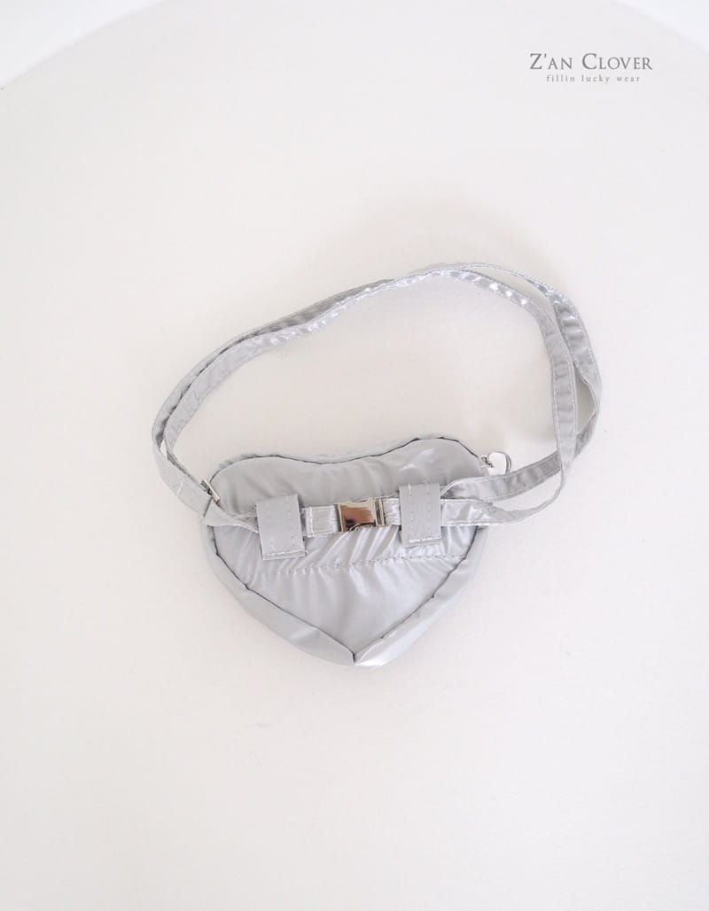 Zan Clover - Korean Children Fashion - #kidzfashiontrend - Heart Cross Belt Bag - 7