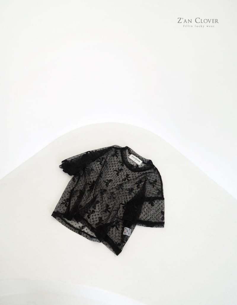 Zan Clover - Korean Children Fashion - #littlefashionista - Loose Lace Tee - 7