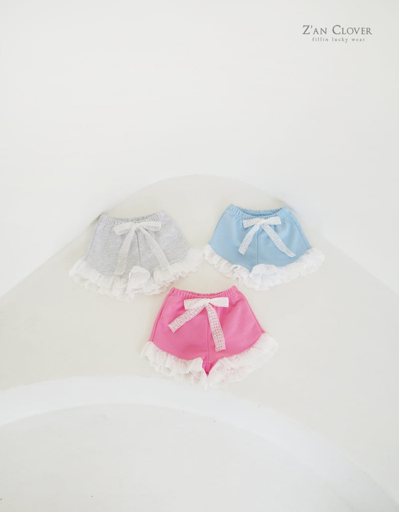 Zan Clover - Korean Children Fashion - #minifashionista - Terry Lace Pants - 2