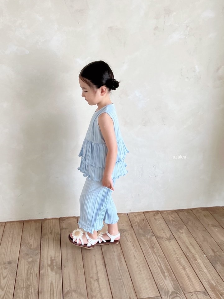 Pleats Kan Kan Top Bottom Set