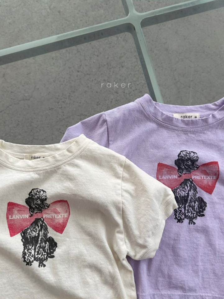Ribbon Poodle Tee