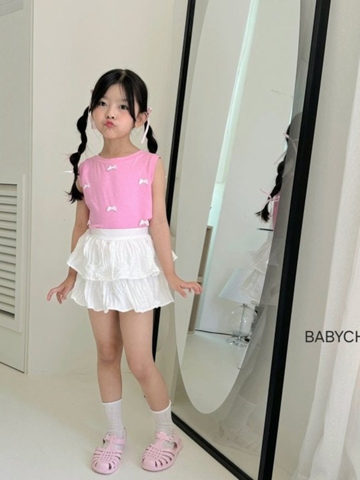 Shu Ribbon Sleeveless Tee