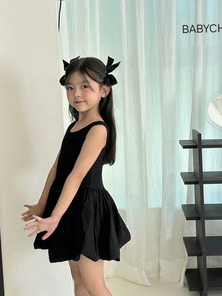 Balloon Sleeveless One-Piece