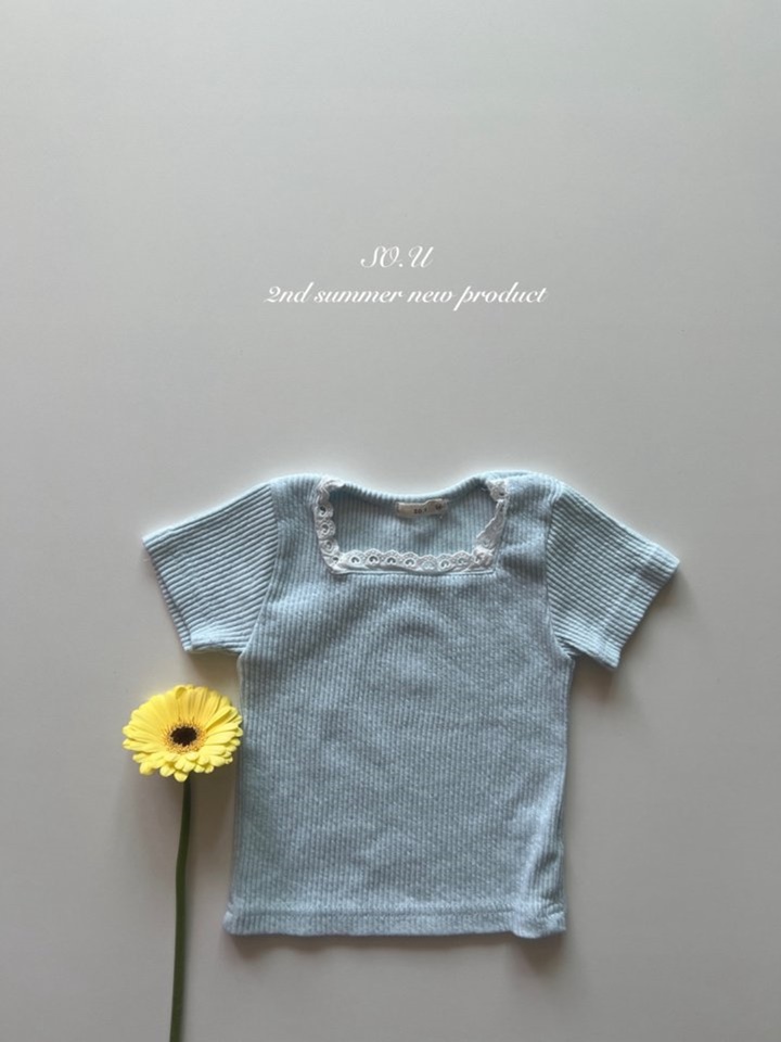 Square Lace Tee