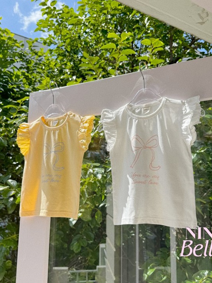 Ribbon Wing Sleeveless Tee