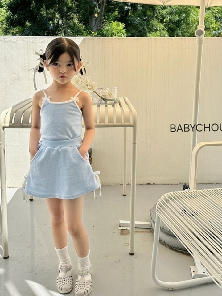 Terry Ribbon Skirt