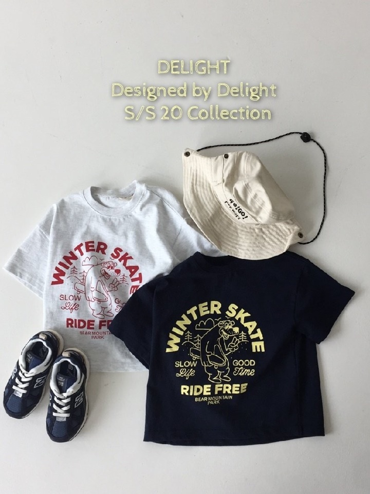 Skate Bear Box Tee With Mom