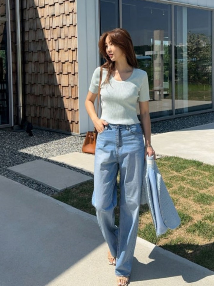 581 Cat Brush Denim Pants