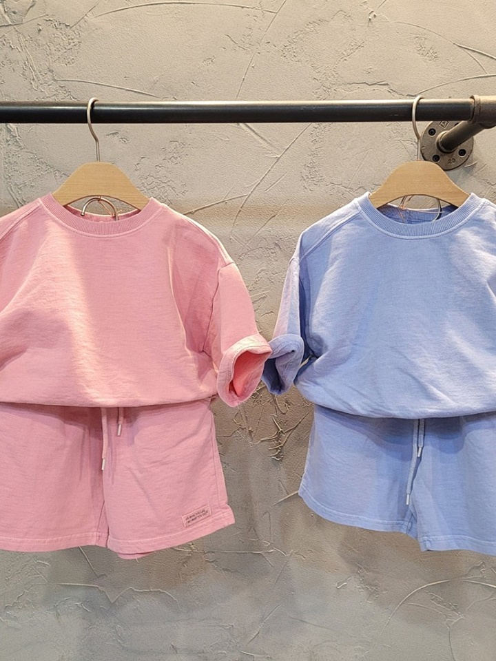 Pig Short Sleeve Top Bottom Set