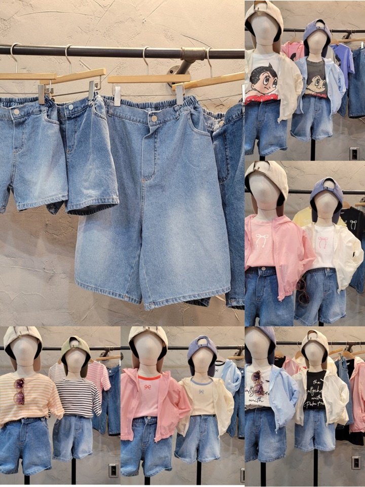 Denim Shorts With Mom