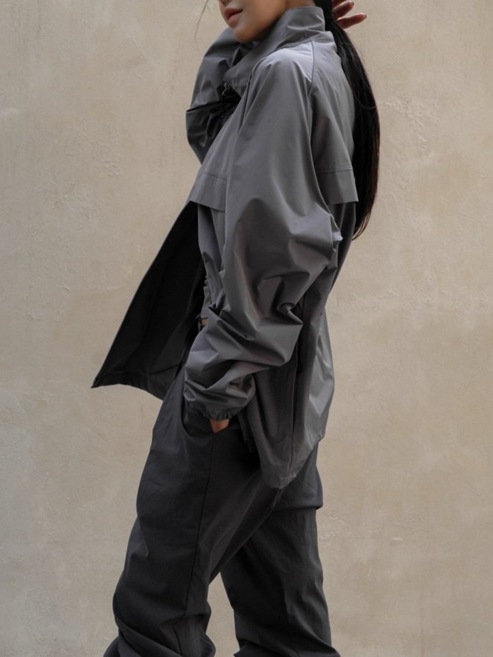 Renylon Color Block Detail Full Zipped Jacket