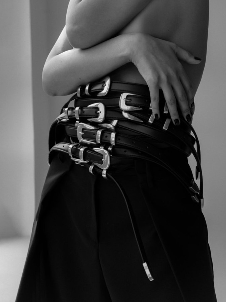 Classic Wetern Buckle L Belt