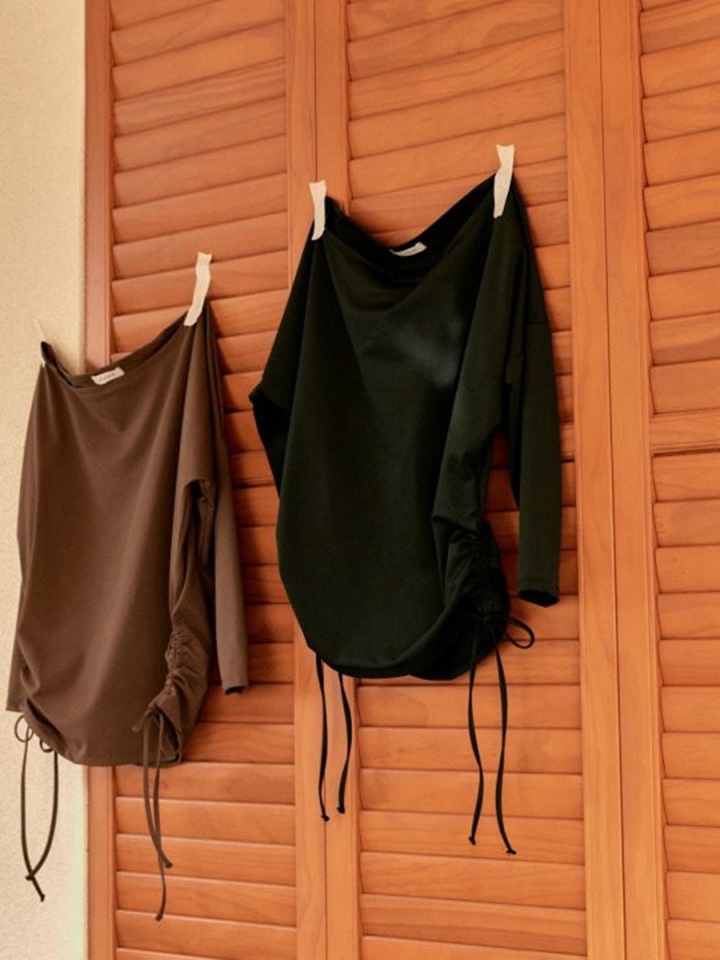 Mom String Swim Tee