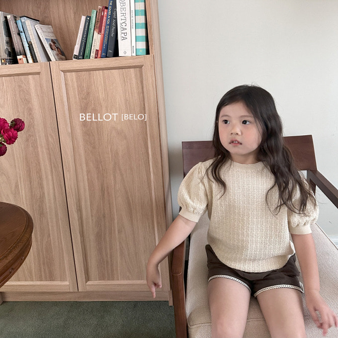 Shirring Knit Tee