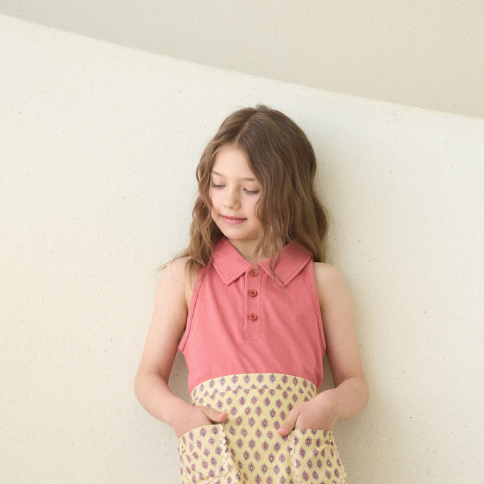 Wendy Collar Sleeveless Tee