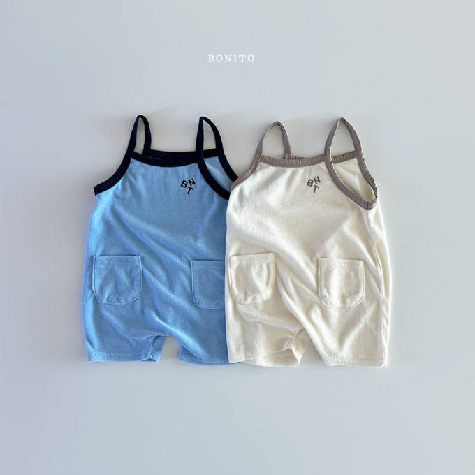 Terry Short Strap Overalls