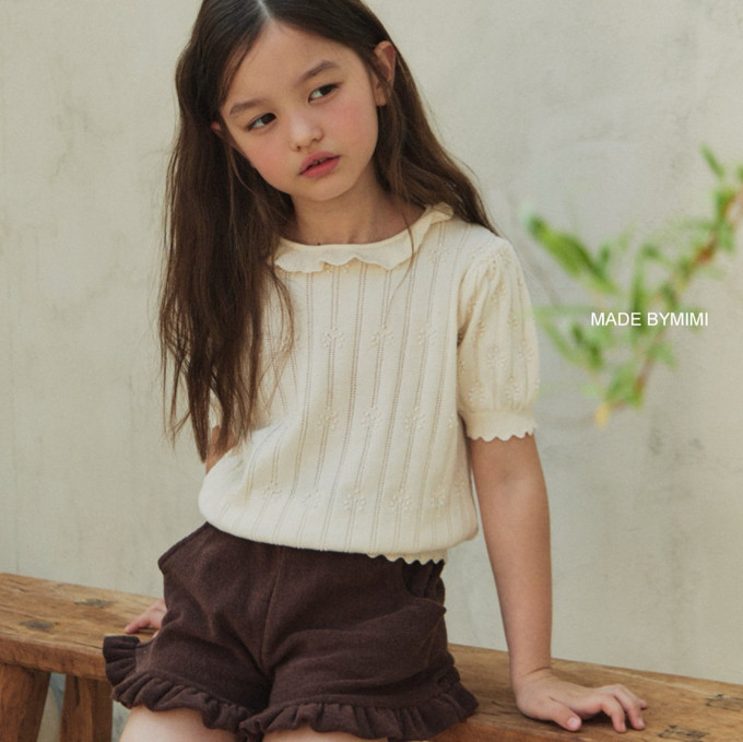 Semi Crop Knit Top