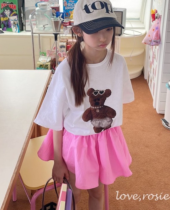 Bear Lace Boxy Tee