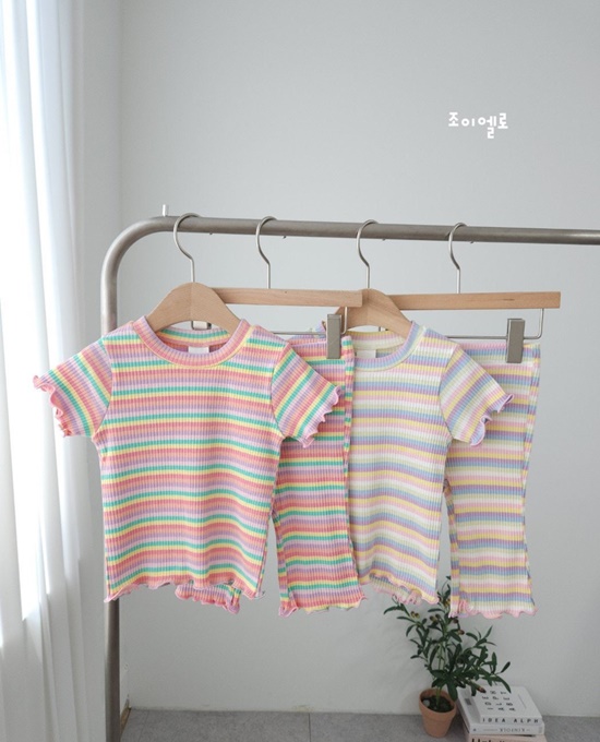 Rainbow Top Bottom Set