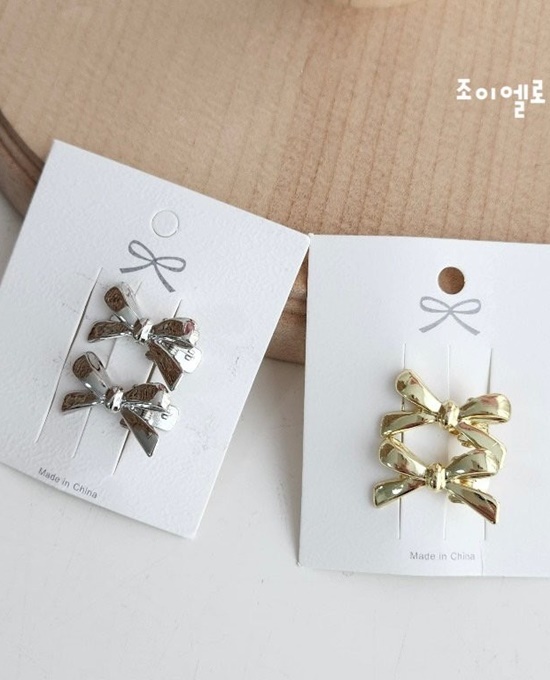Bling Ribbon Hairpin Set