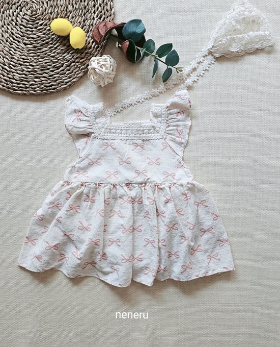 Linen Ribbon Bodysuit