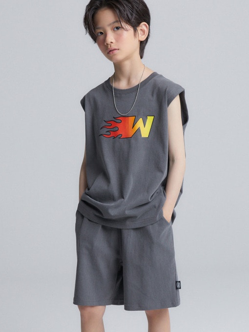 Flax Sleeveless Set Up