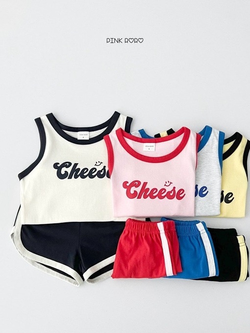 Cheese Sleeveless Set