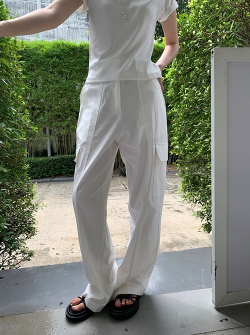 Slit Cargo Pants