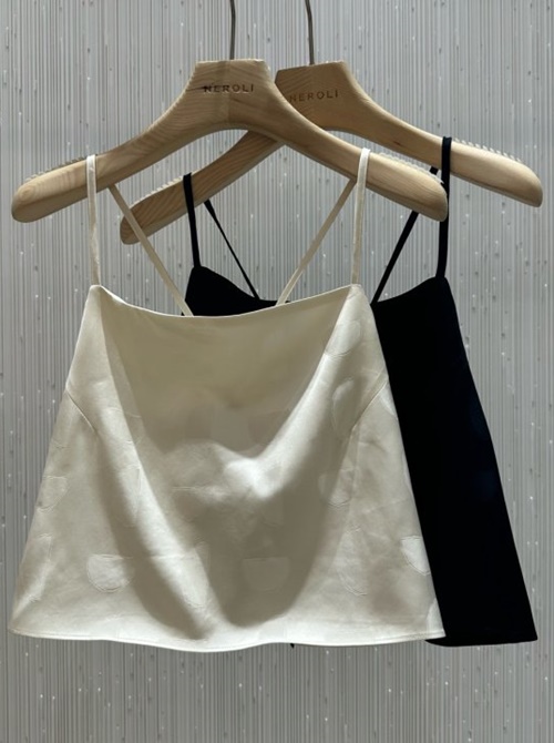 H Silky Sleeveless Blouse