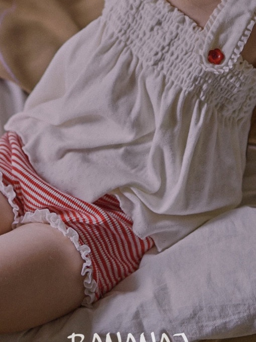 Frill Stripe Pants