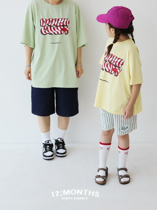 Double Candy Tee with Mom