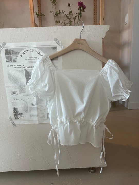 Frill Ribbon Blouse