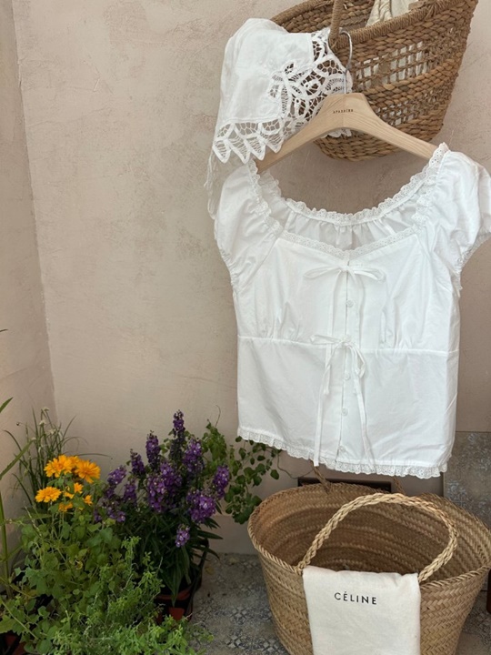 Ribbon Lace Blouse