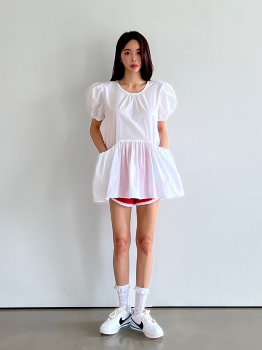 Edel Shirring Blouse
