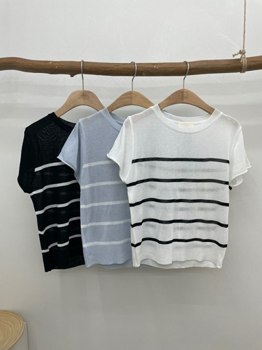 Porter Stripe Knit Top
