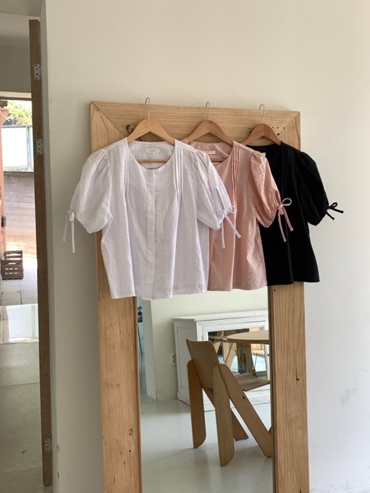 Evian Pintuck Blouse Cardigan