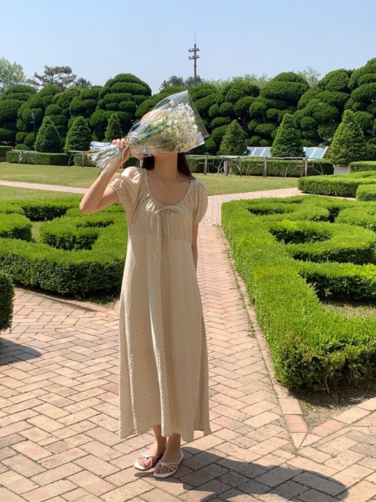 Flower Off Long One-piece