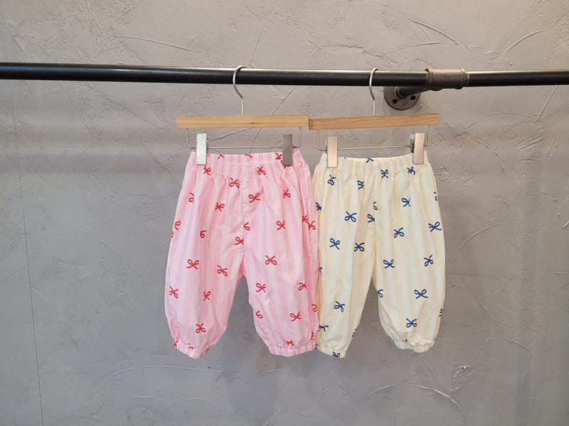 Atree - Korean Children Fashion - #childrensboutique - Ribbon Gojeangi Pants - 3